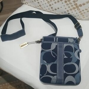 Coach Navy Blue Crossbody Bag